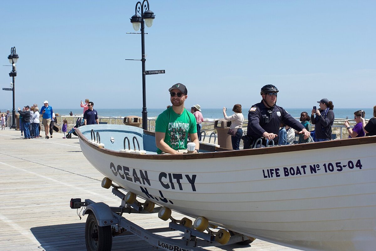 the boardwalk in Ocean City New Jersey