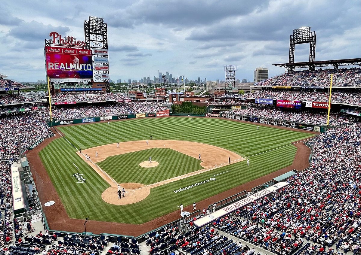 Citizens Bank Park baseball stadium in South Philadelphia